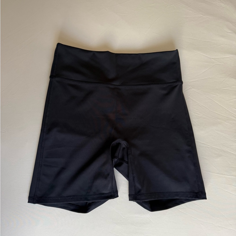 Fabletics Women's 4 inch Black Bike Shorts